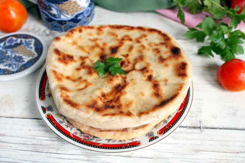 Творожная лепешка насковороле