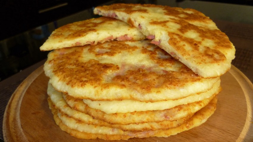 Пышки из творога на сковороде