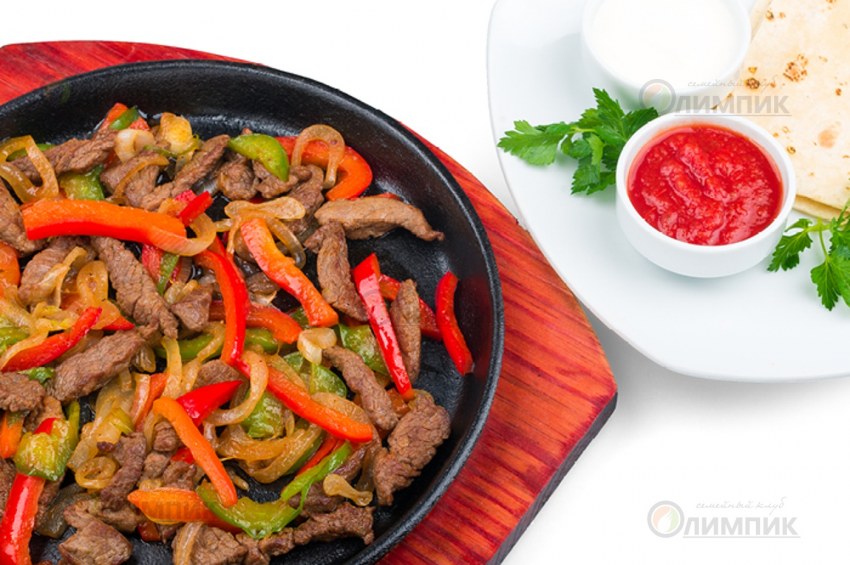 Фахитос Такос Мексиканская кухня