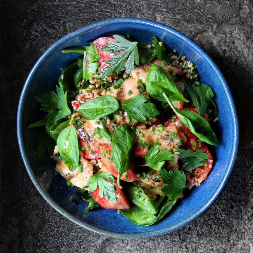 Салат с кускусом от Юлии Высоцкой