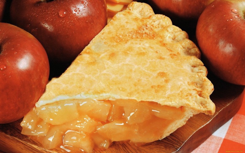 Порог с яблочной начинкой
