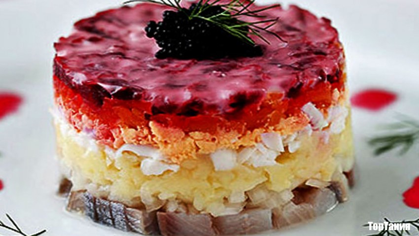 Сельдь под шубой картинки
