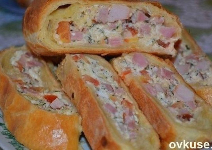 Рулет с маком из дрожжевого теста