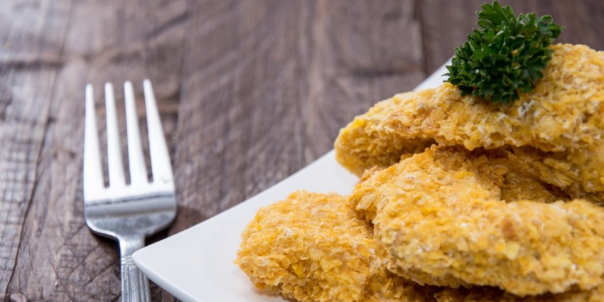 Курица в кукурузной муке