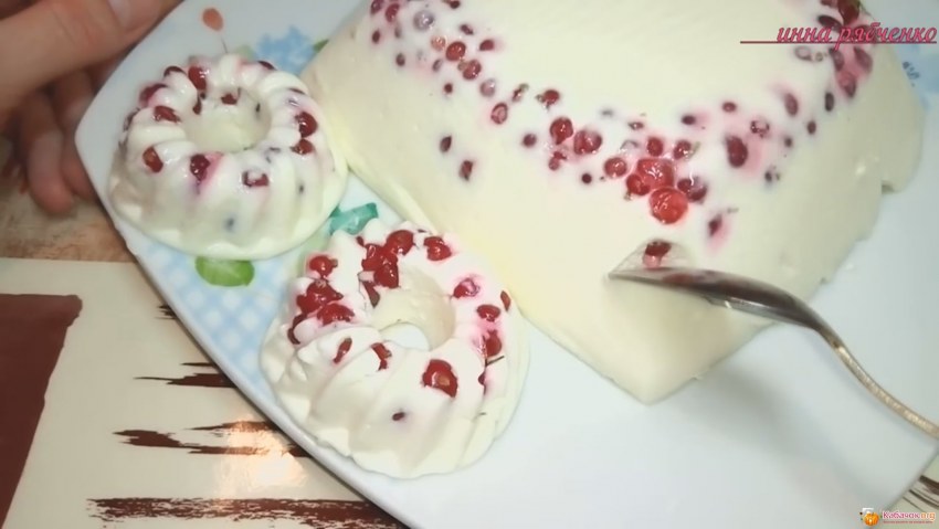 Бланманже миндальное