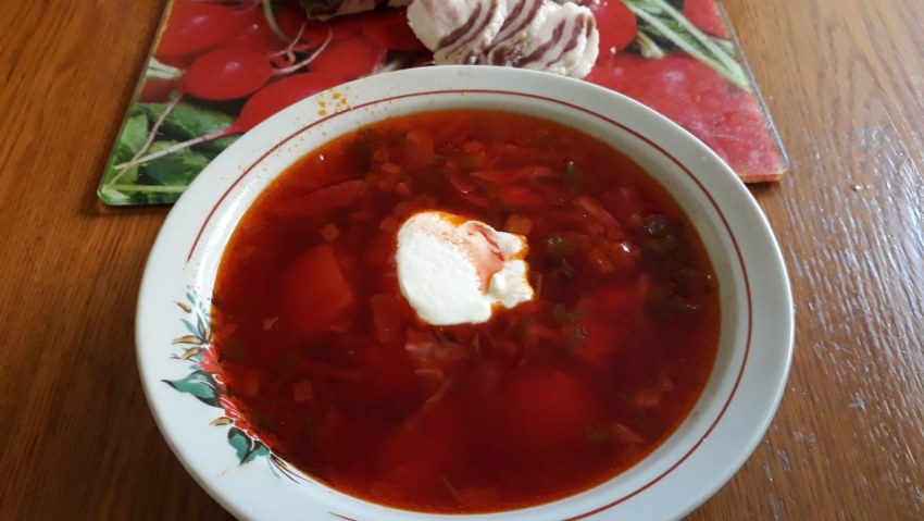 Борщ с картофелем