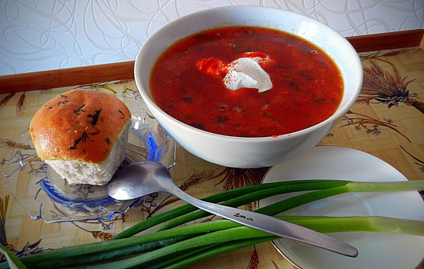 Вкусный борщ