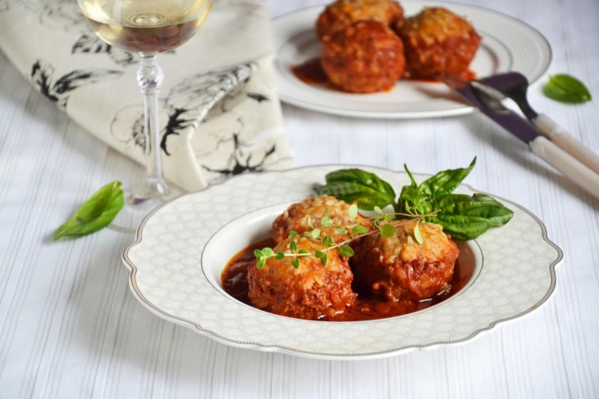 Мясные Ёжики с рисом для детей