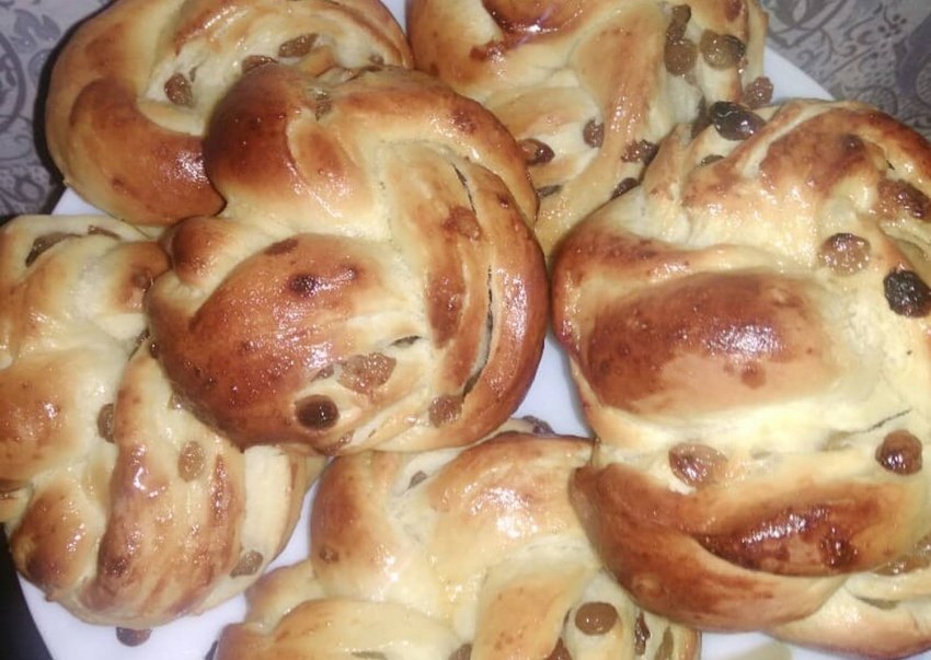 Булочки с апельсиновой глазурью