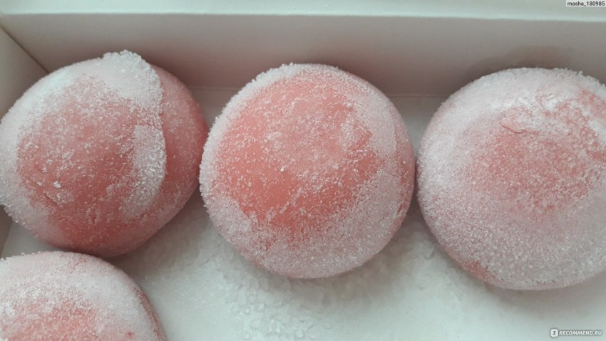 Пирожное из рисовой муки с сыром маскарпоне