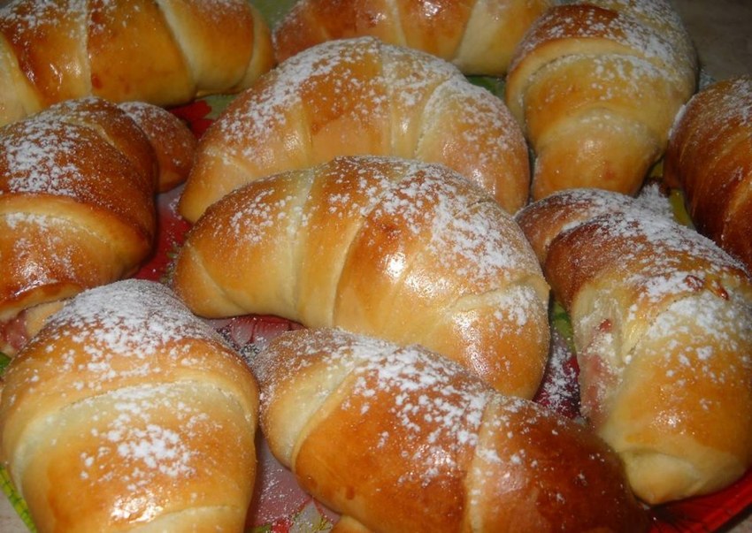 Плюшки с повидлом сердце