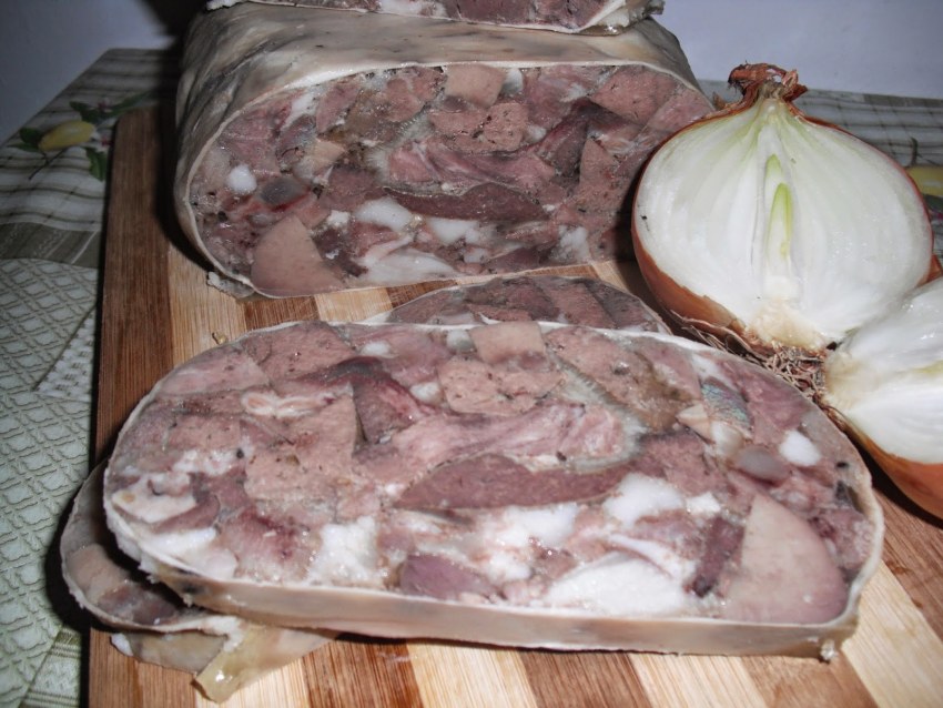 Зельц из конины