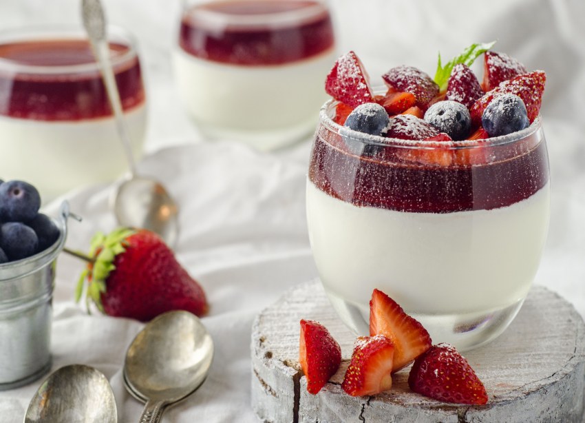 Итальянская panna Cotta