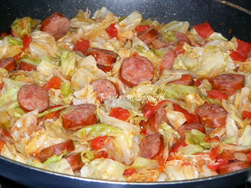 Жареная капуста на сковороде