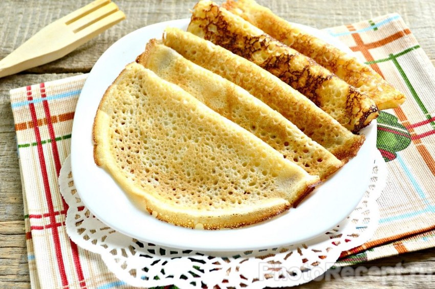 Блины дрожжевые ржаные