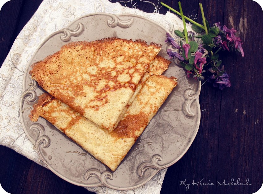 Блинчики из ржаной муки
