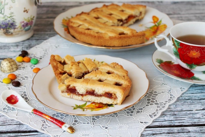 Печенье сердечки с джемом