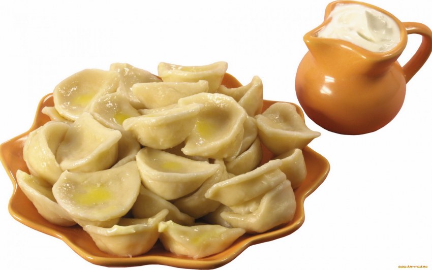 Блюда из творога вареники