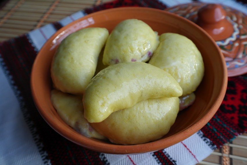 Вареники бабушкины с творогом