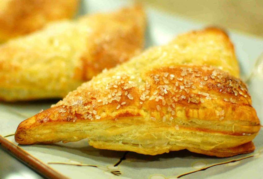Слойка с клубникой