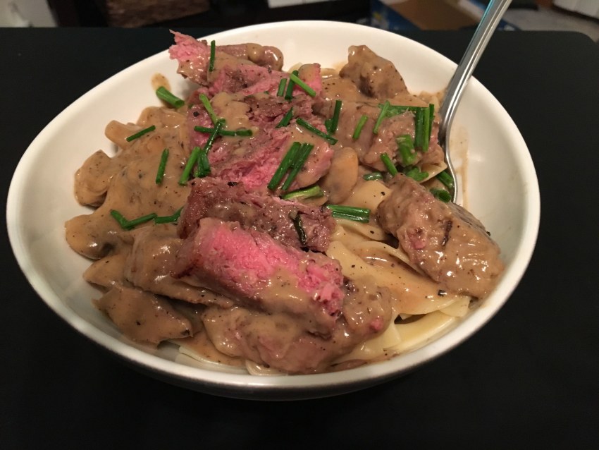 Бефстроганов с говядиной Beef Stroganoff