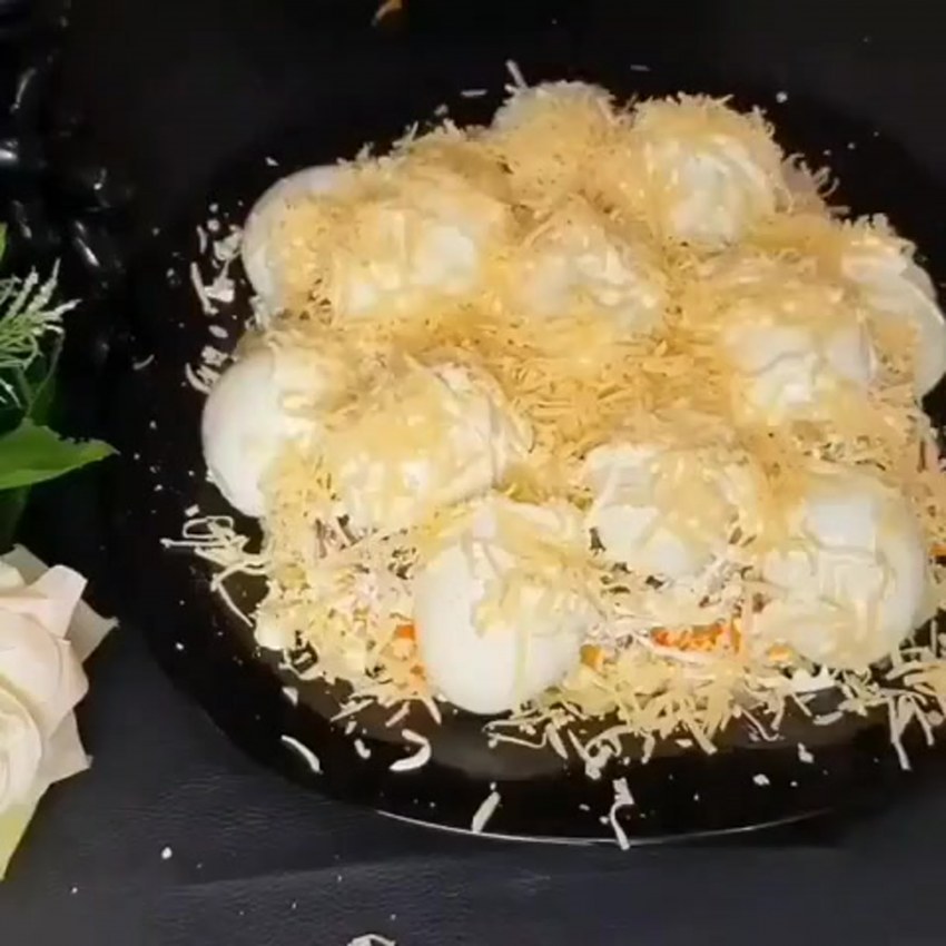 Салат снежные сугробы