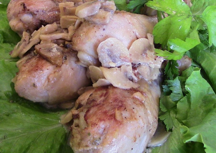 Фаршированные куриные голени