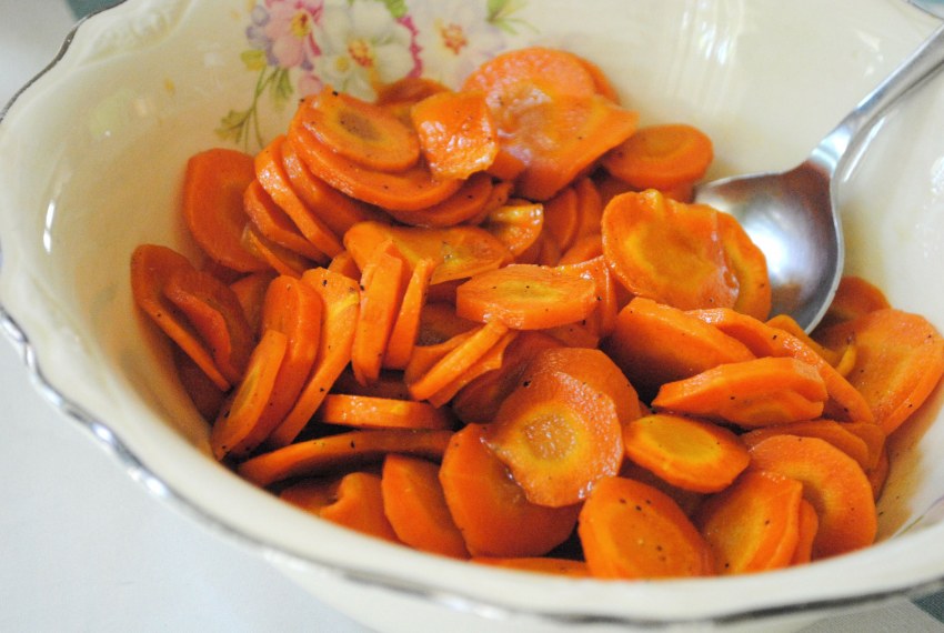 Морковка отварная