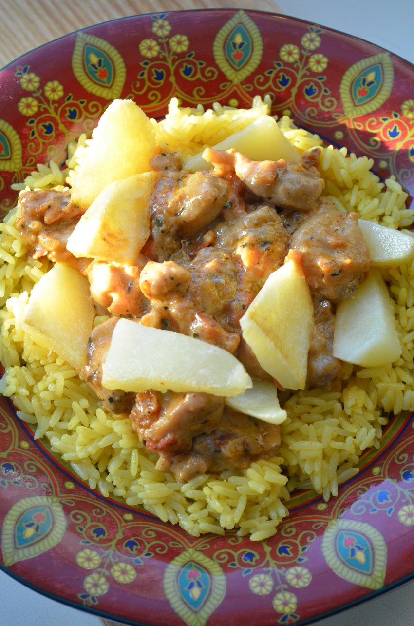 Рис с картошкой