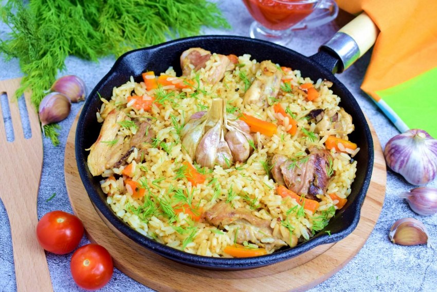 Классический плов со свининой