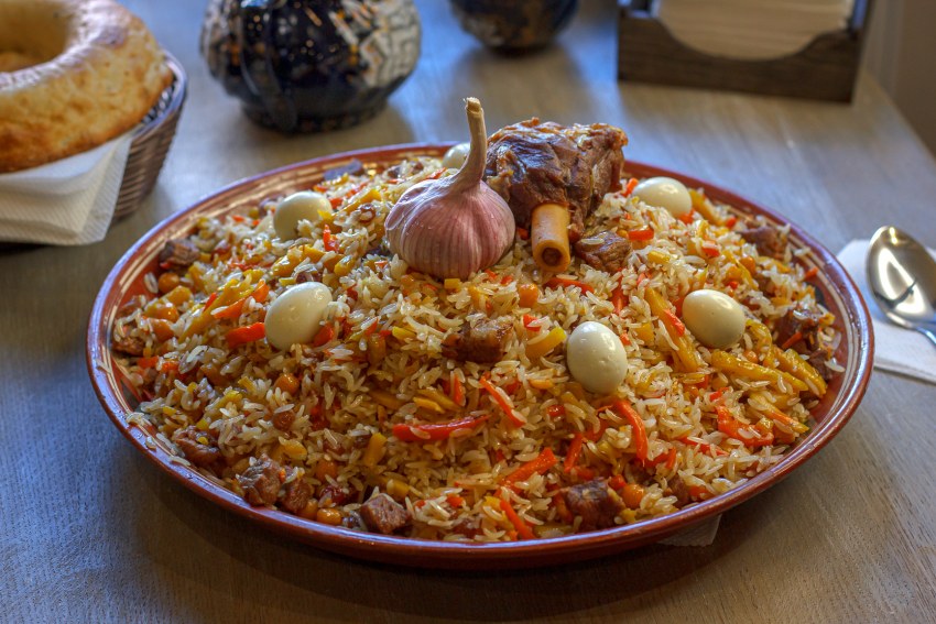 Плов с куриной грудкой