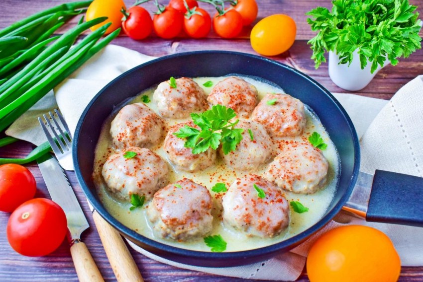 Тефтели мясные с рисом