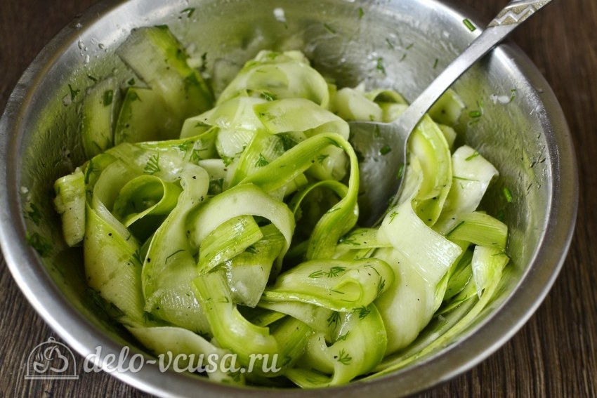 Свежепросольные кабачки