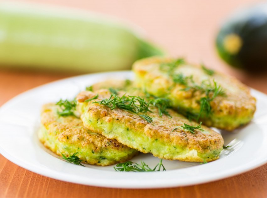 Кабачки в духовке с фаршем и сыром