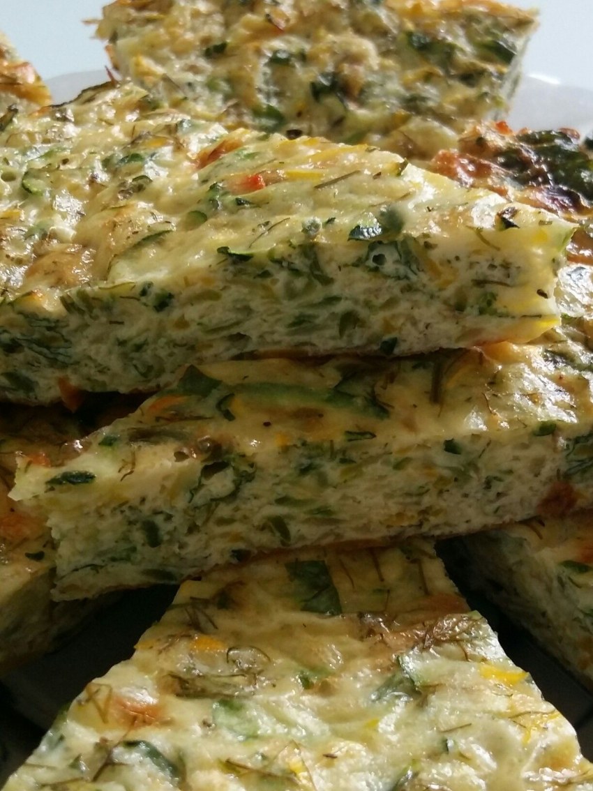 Кабачковые оладьи с тофу