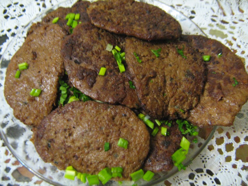 Печёночные котлеты из куриной