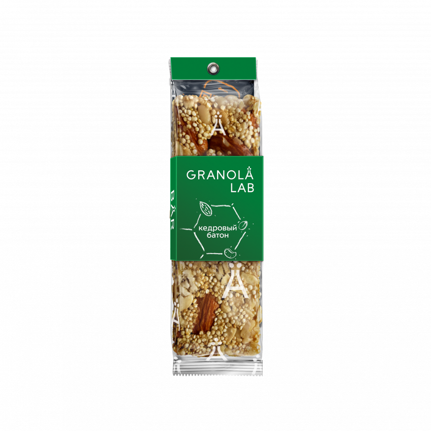 Granola.Lab батончик Ореховый «Кедровый батон» 40 г