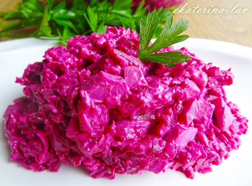 Вкуснейший салат из свеклы