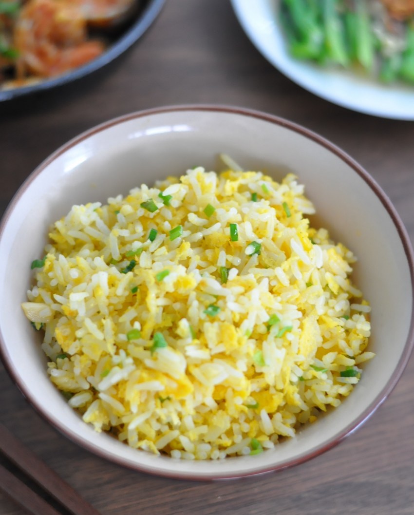 Фрайд Райс с яйцом и овощами