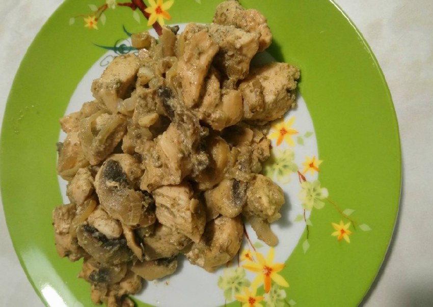 Вешенки с грудкой