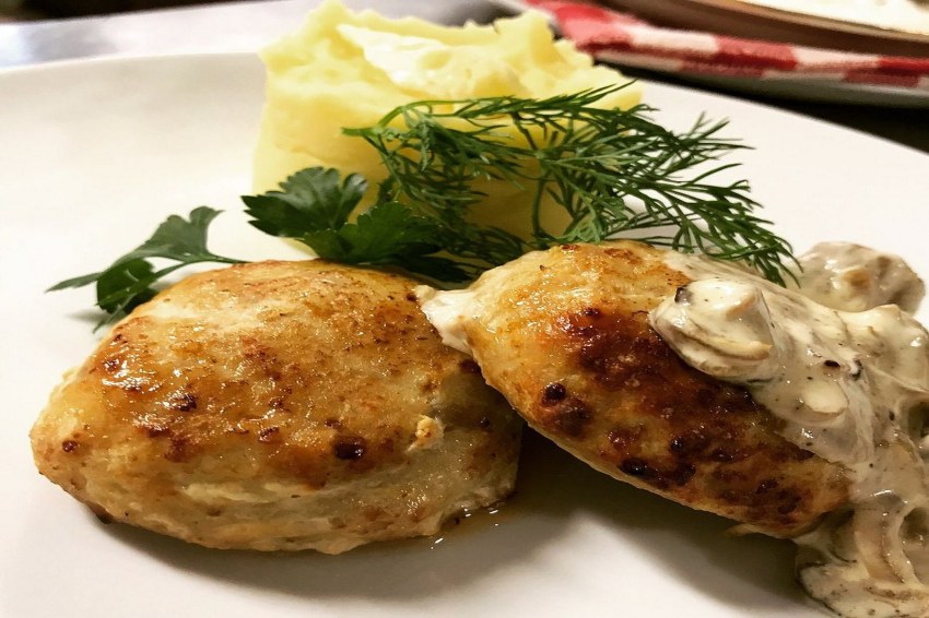 Котлеты с грибами