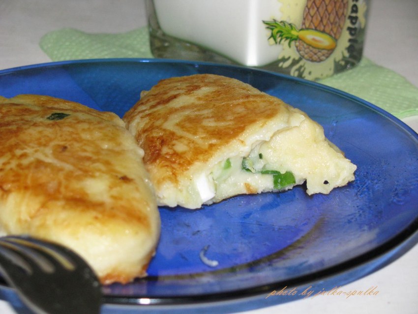 Зразы картофельные с яйцом