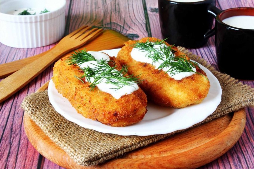 Овощные котлеты, картофельные