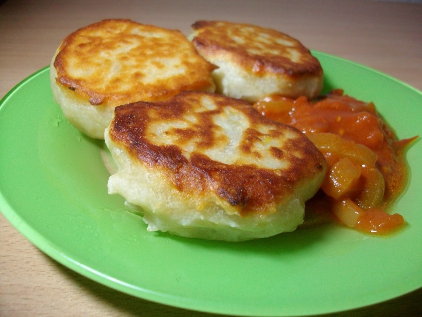 Рисовые постные зразы с грибами