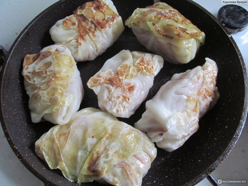 Голубцы с яйцом и рисом