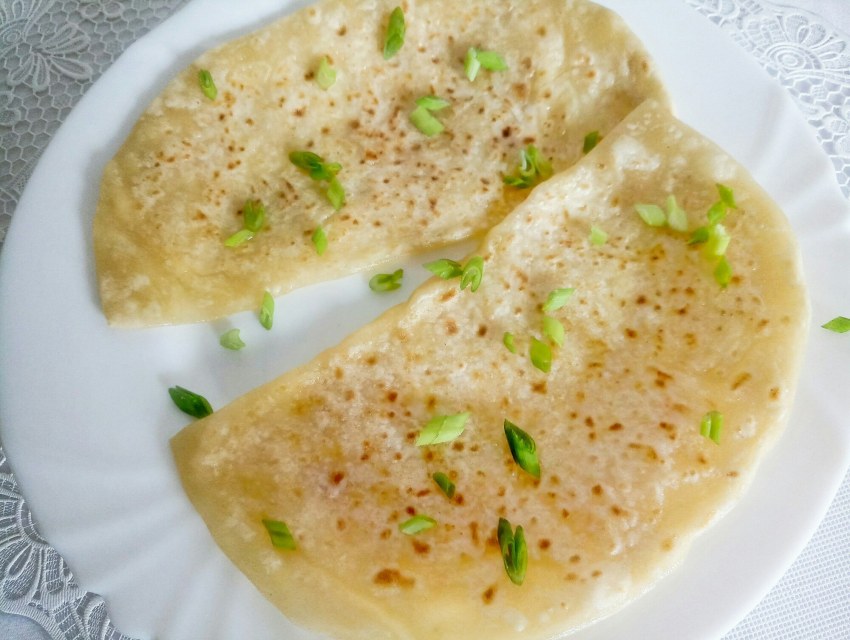 Кутабы с картошкой и сыром