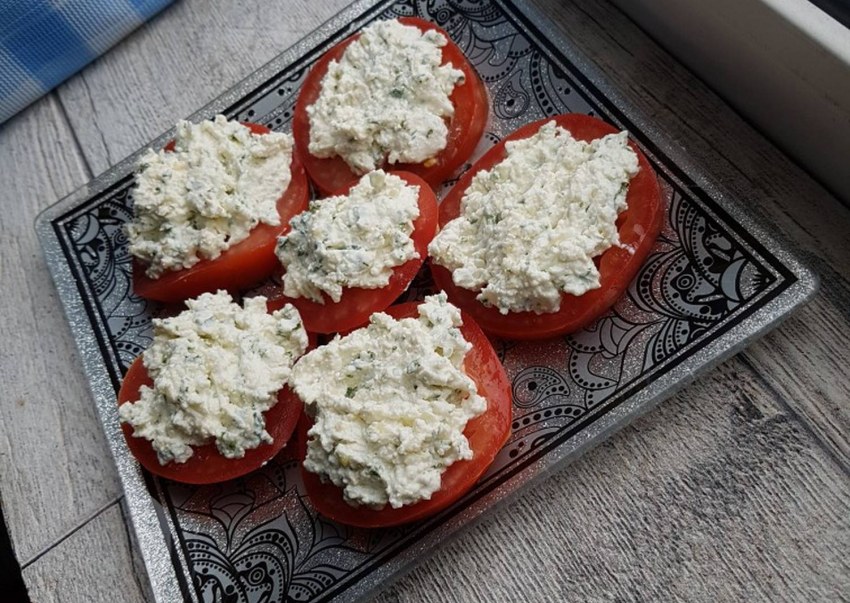 Закуска с творогом