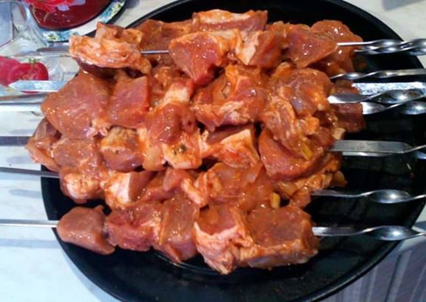 Шашлык в Красном маринаде