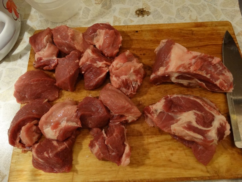 Свиная шейка шашлык