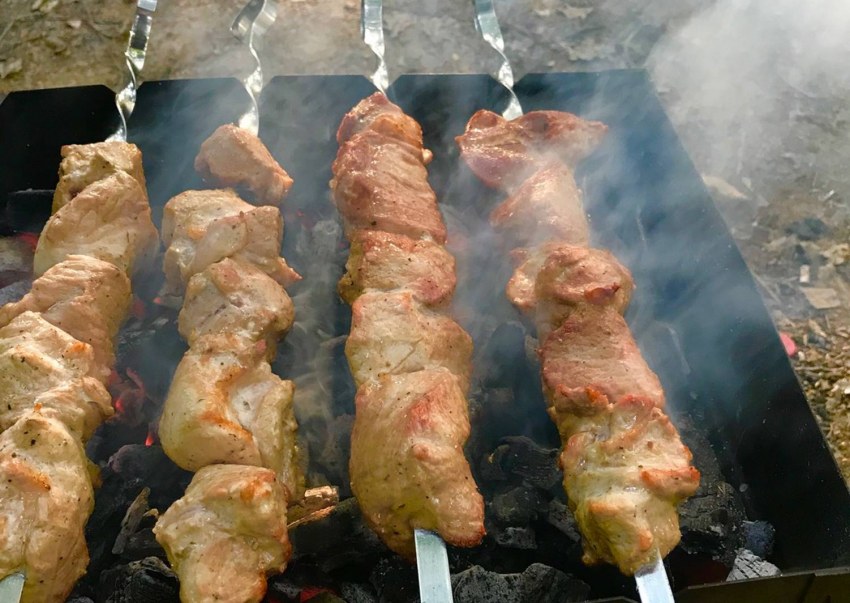 Шашлык на минералке